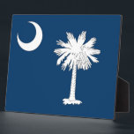 South Carolina State Flag Plaque<br><div class="desc">Add a touch of South Carolina pride to your space with our elegant plaque featuring the flag of South Carolina! This plaque is more than just a decorative item; it’s a tribute to South Carolina’s heritage and a sophisticated way to showcase your state pride. The plaque prominently displays the iconic...</div>