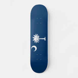 South Carolina State Flag Skateboard