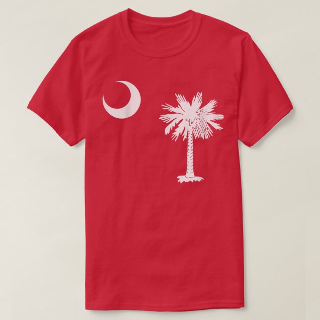 South Carolina State Flag T  T-Shirt (Design Front)