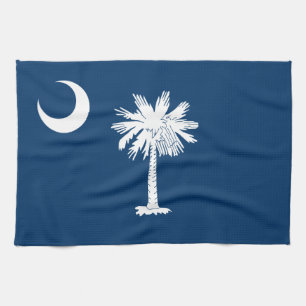 South Carolina State Flag Tea Towel
