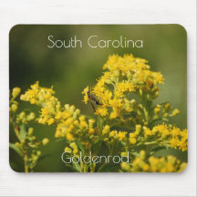 South Carolina State Flower Goldenrod Mousepad