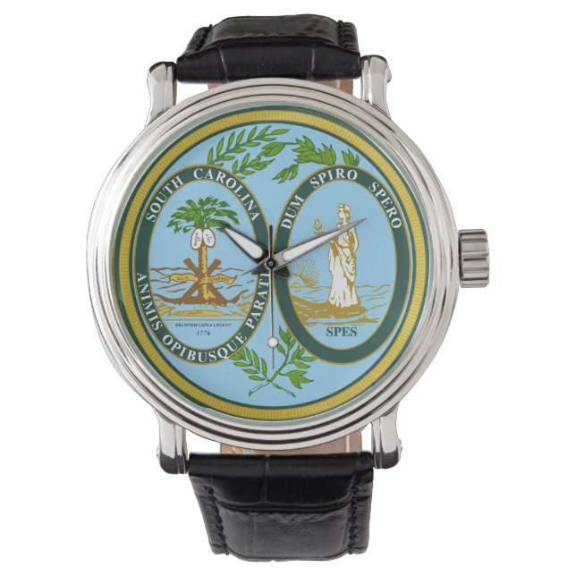 South Carolina state seal america republic symbol Watch (Front)