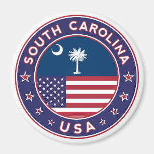 South Carolina sticker, phone case, tote bag Magnet