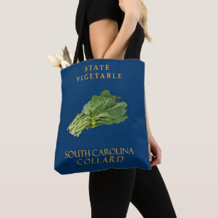 South Carolina Territory Vegetable Collard Greens Tote Bag