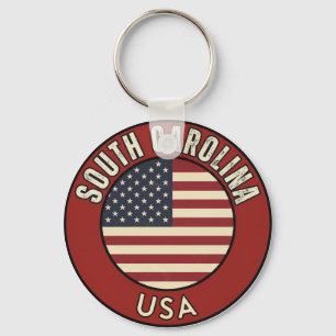 South Carolina United States of America Key Ring