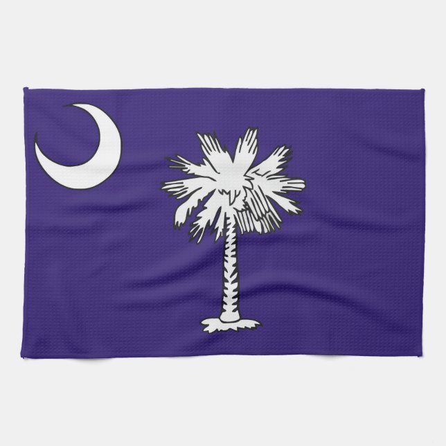 south carolina usa state flag towel (Horizontal)