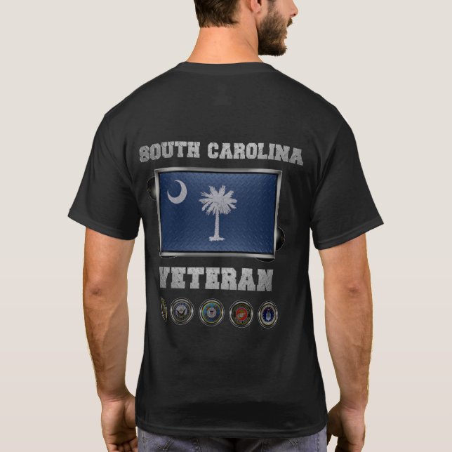 South Carolina Veteran Tshirt (Back)