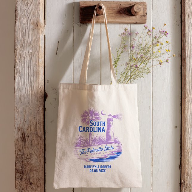 South Carolina Wedding Welcome Bag, State Love Tote Bag (Creator Uploaded)