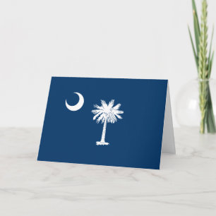 South Carolinian Flag, Flag of South Carolina Card