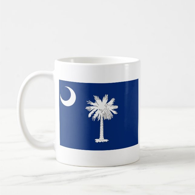 South Carolinian Flag + Map Mug (Left)