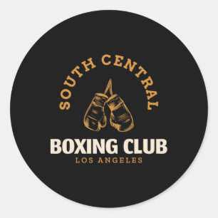 South Central Los Angeles Boxing Club - Boxing Classic Round Sticker