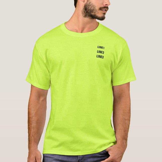 South Central Minnesota Chapter - Customise 3 Lin T-Shirt (Front)