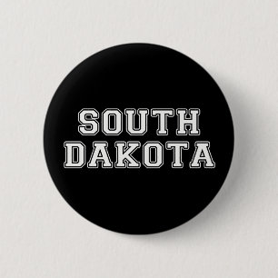 South Dakota 6 Cm Round Badge