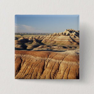 South Dakota, Badlands National Park, Badlands 15 Cm Square Badge