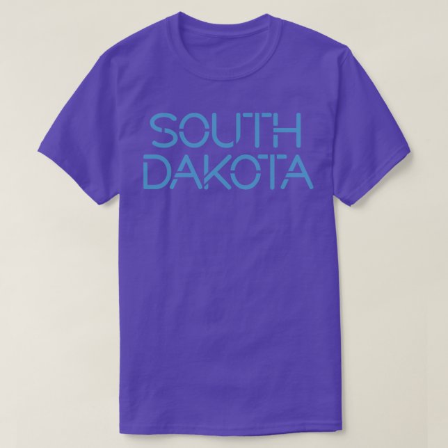 South Dakota Blue T-Shirt (Design Front)