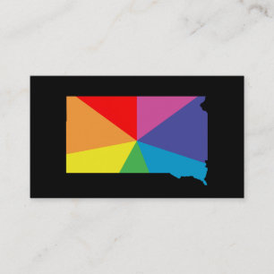south dakota colour burst business card
