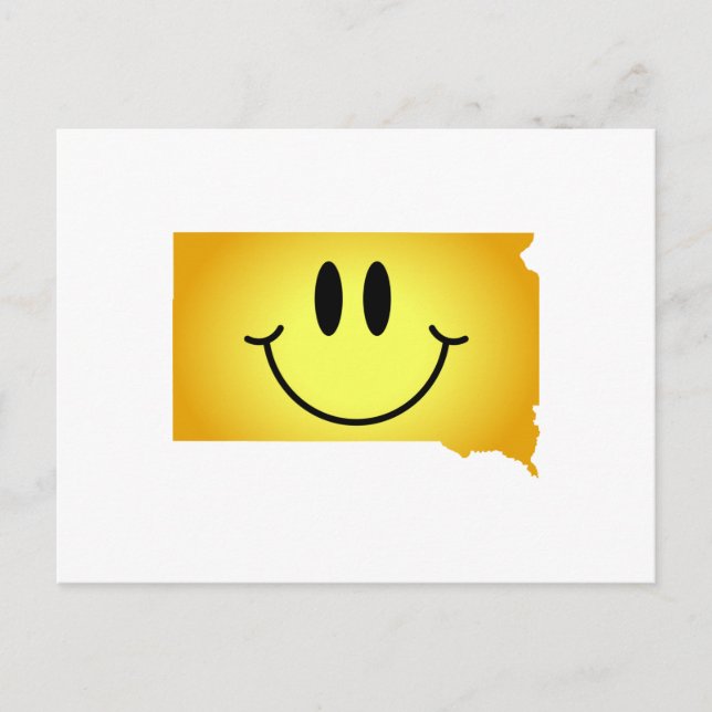 South Dakota Face Postcard (Front)
