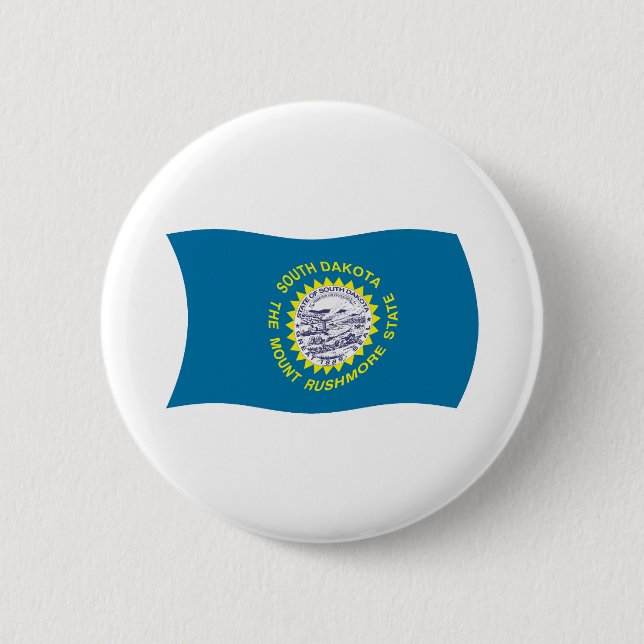 South Dakota Flag Button (Front)