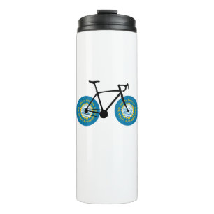South Dakota Flag Cycling Thermal Tumbler
