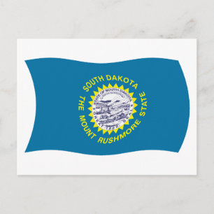 South Dakota Flag Postcard