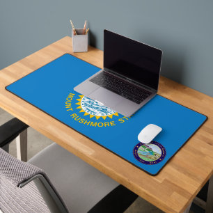 South Dakota flag-Seal Desk Mat