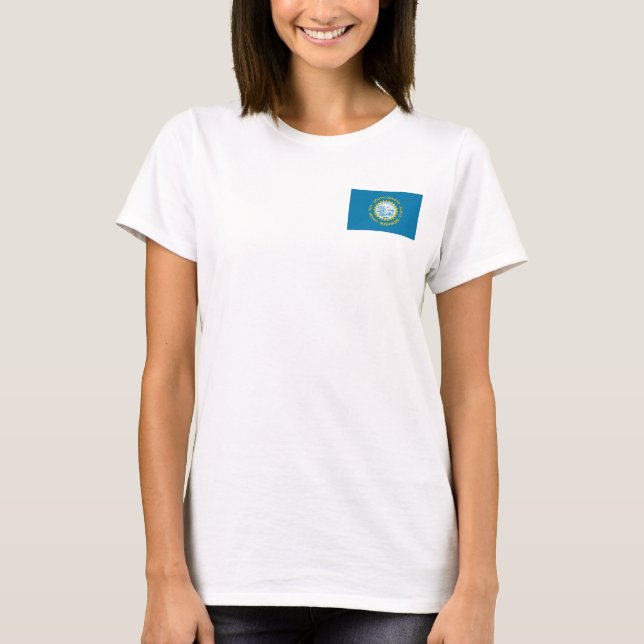South Dakota Flag T-Shirt (Front)