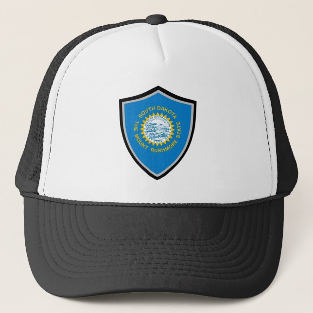 South Dakota flag trucker hat (Front)