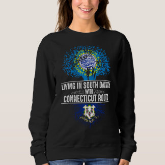 South Dakota Home Connecticut Roots State Tree Sweatshirt
