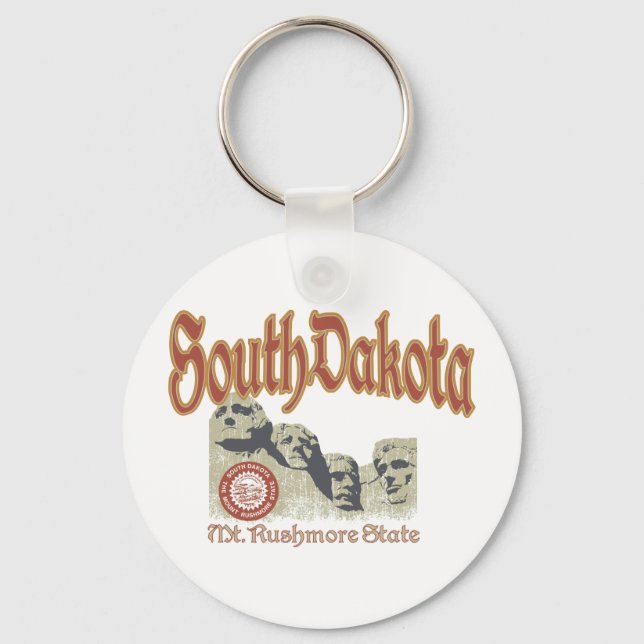 South Dakota Key Ring (Front)