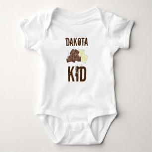 South Dakota Kid Chislic Cubed Meat Crackers Food Baby Bodysuit