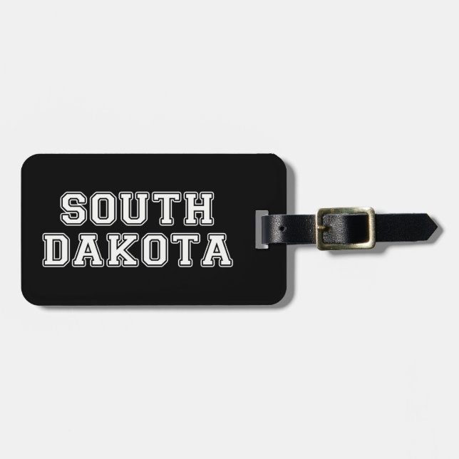 South Dakota Luggage Tag (Front Horizontal)