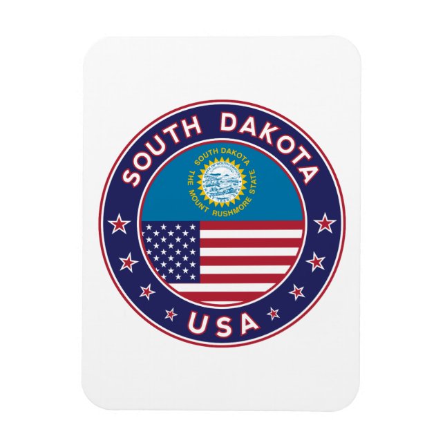 South Dakota Magnet (Vertical)