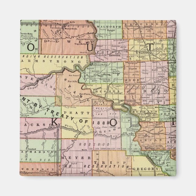 South Dakota Magnet (Front)