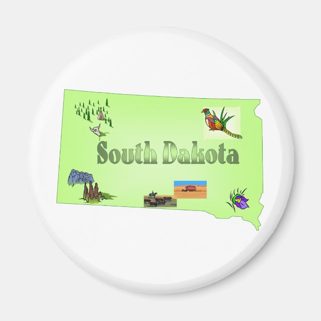 South Dakota Magnet (Front)