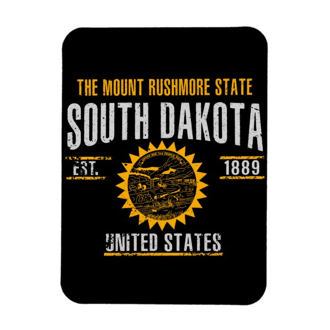 South Dakota Magnet (Vertical)