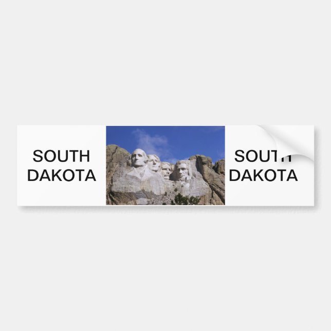 SOUTH DAKOTA - MOUNT RUSHMORE BUMPER STICKER (Front)