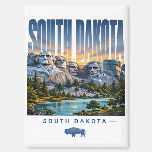 South Dakota Mount Rushmore Scenic Adventure Magnet
