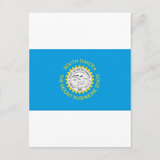 South Dakota Official State Flag Postcard