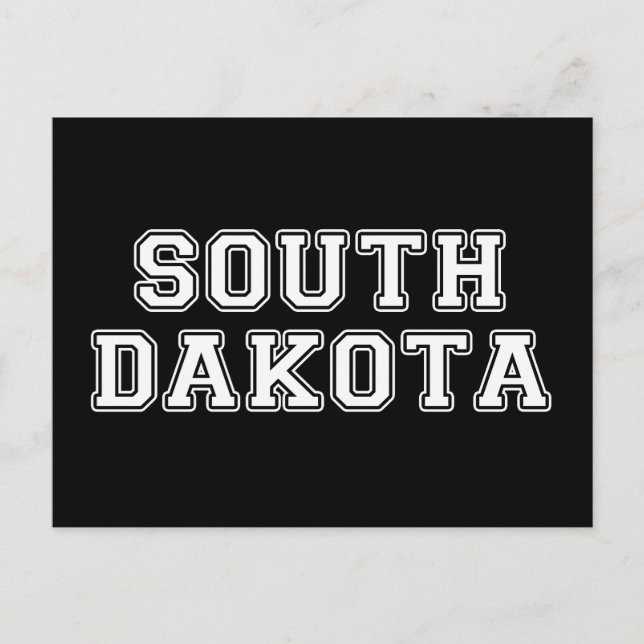 South Dakota Postcard (Front)