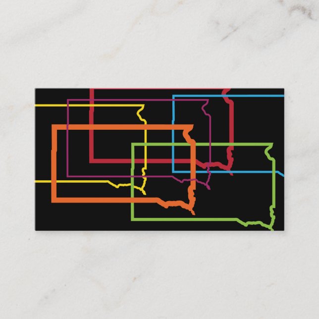 south dakota pride blur business card (Front)