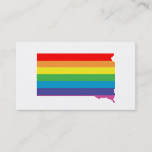 south dakota rainbow business card
