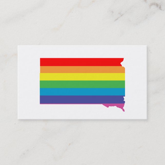 south dakota rainbow business card (Front)