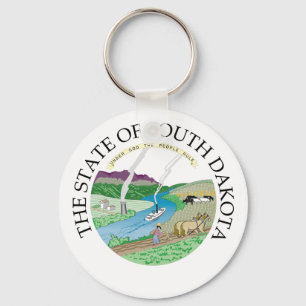 South Dakota sign Key Ring