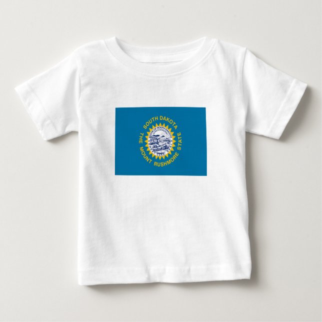 South Dakota State Flag Baby T-Shirt (Front)