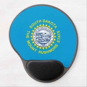 South Dakota State Flag Design Gel Mouse Pad