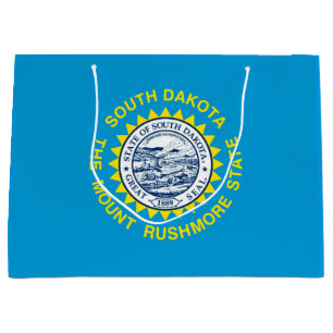 South Dakota State Flag Design Large Gift Bag