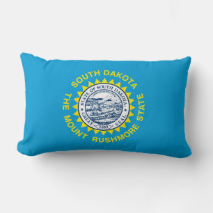 South Dakota State Flag Design Lumbar Cushion