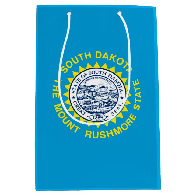 South Dakota State Flag Design Medium Gift Bag (Front)