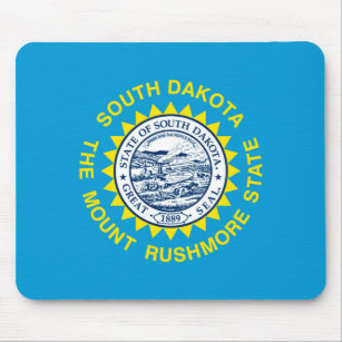 South Dakota State Flag Design Mouse Pad