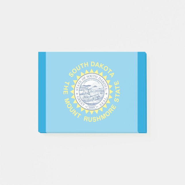 South Dakota State Flag Design Post-it Notes (Front)